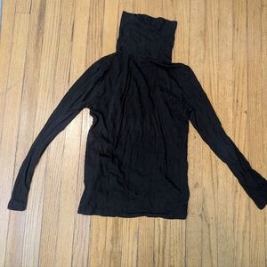 SOLD Madewell Black Turtleneck Top